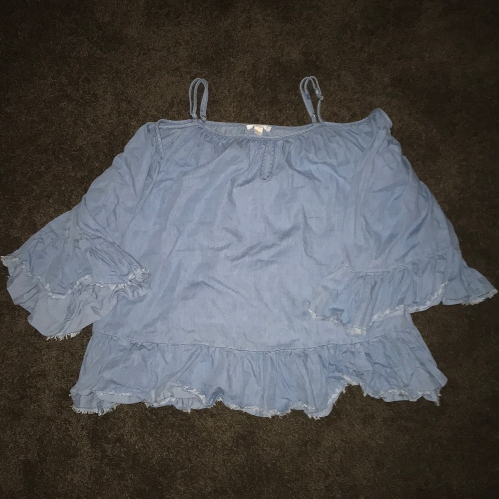 Charming Charlie ruffle blouse
